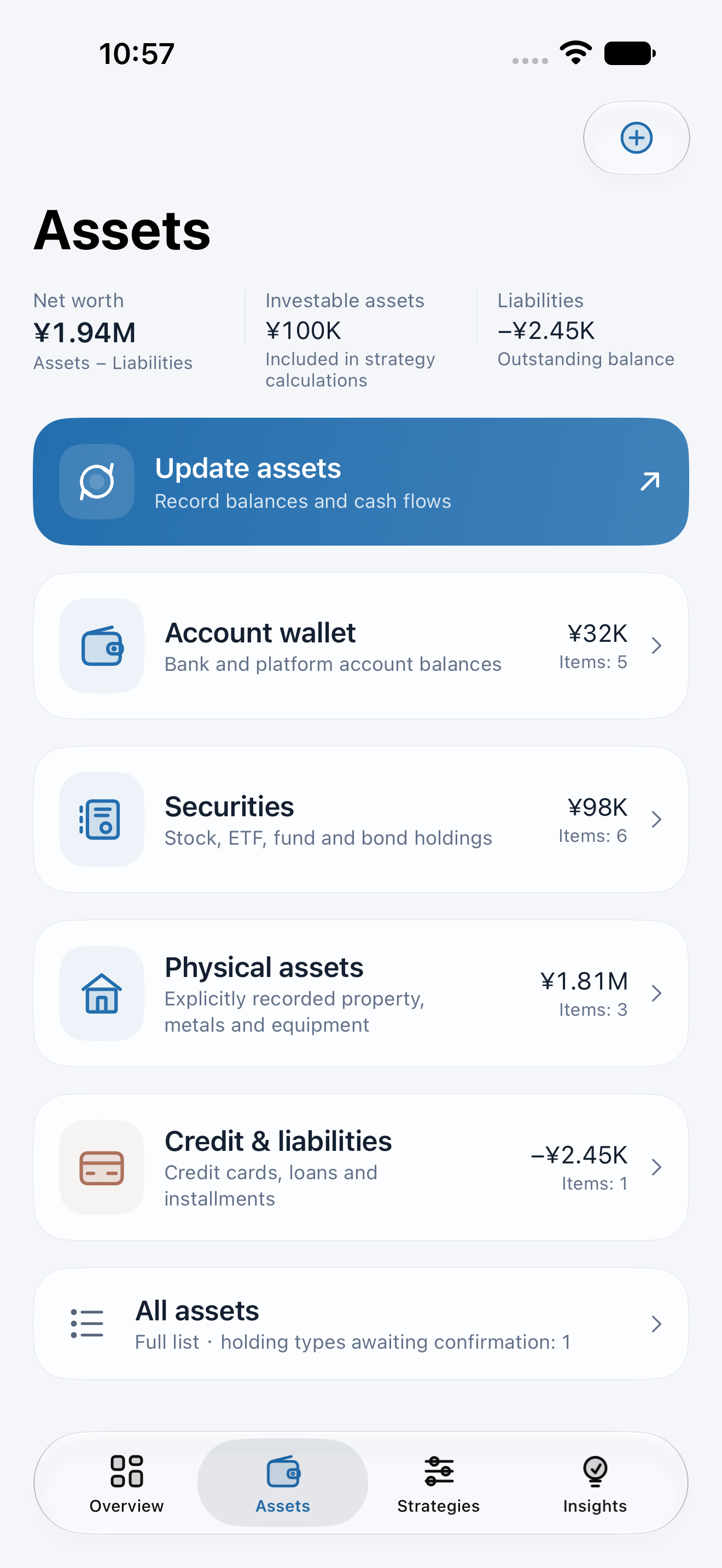 Actual App screens · Demo data