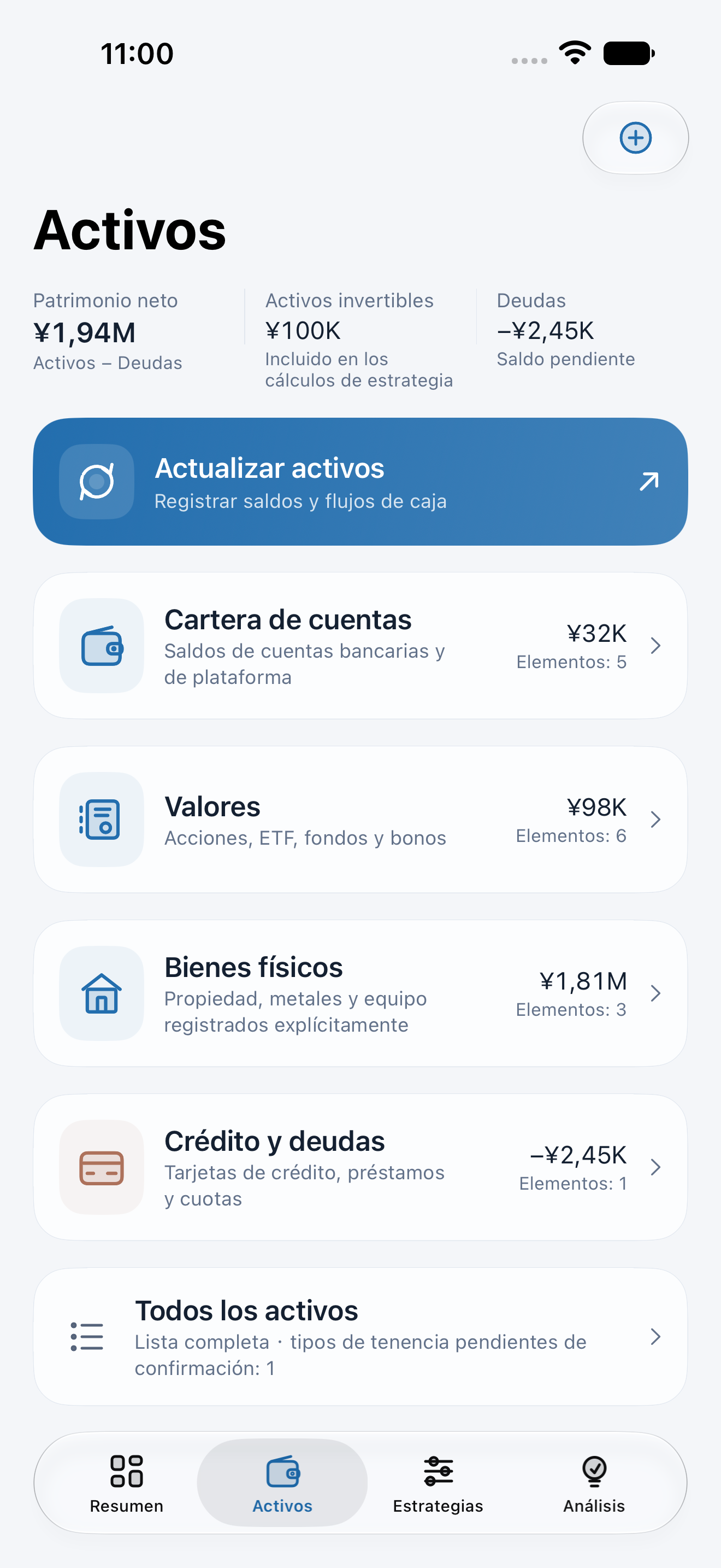 Pantallas reales · Datos de demostración